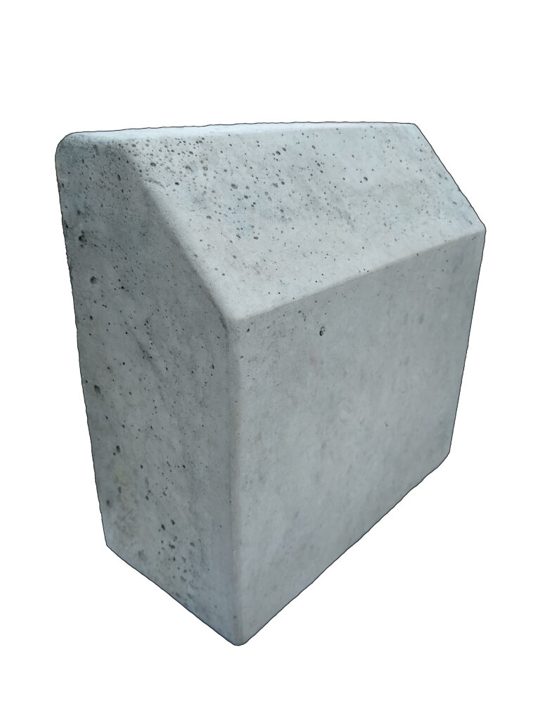 chamfer head kerb stone